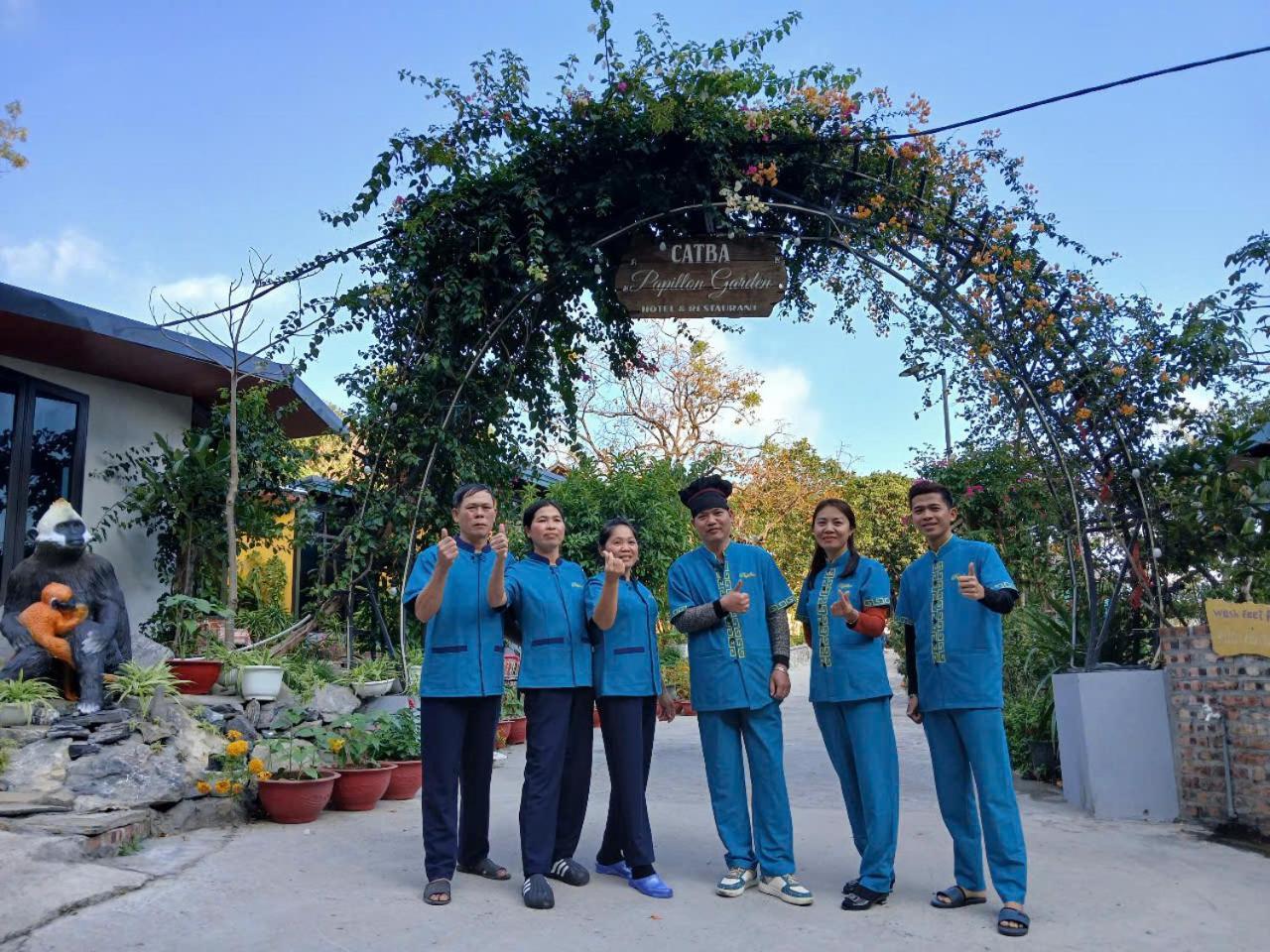Catba Papillon Garden Bungalows & Resort Hien Hao Bagian luar foto
