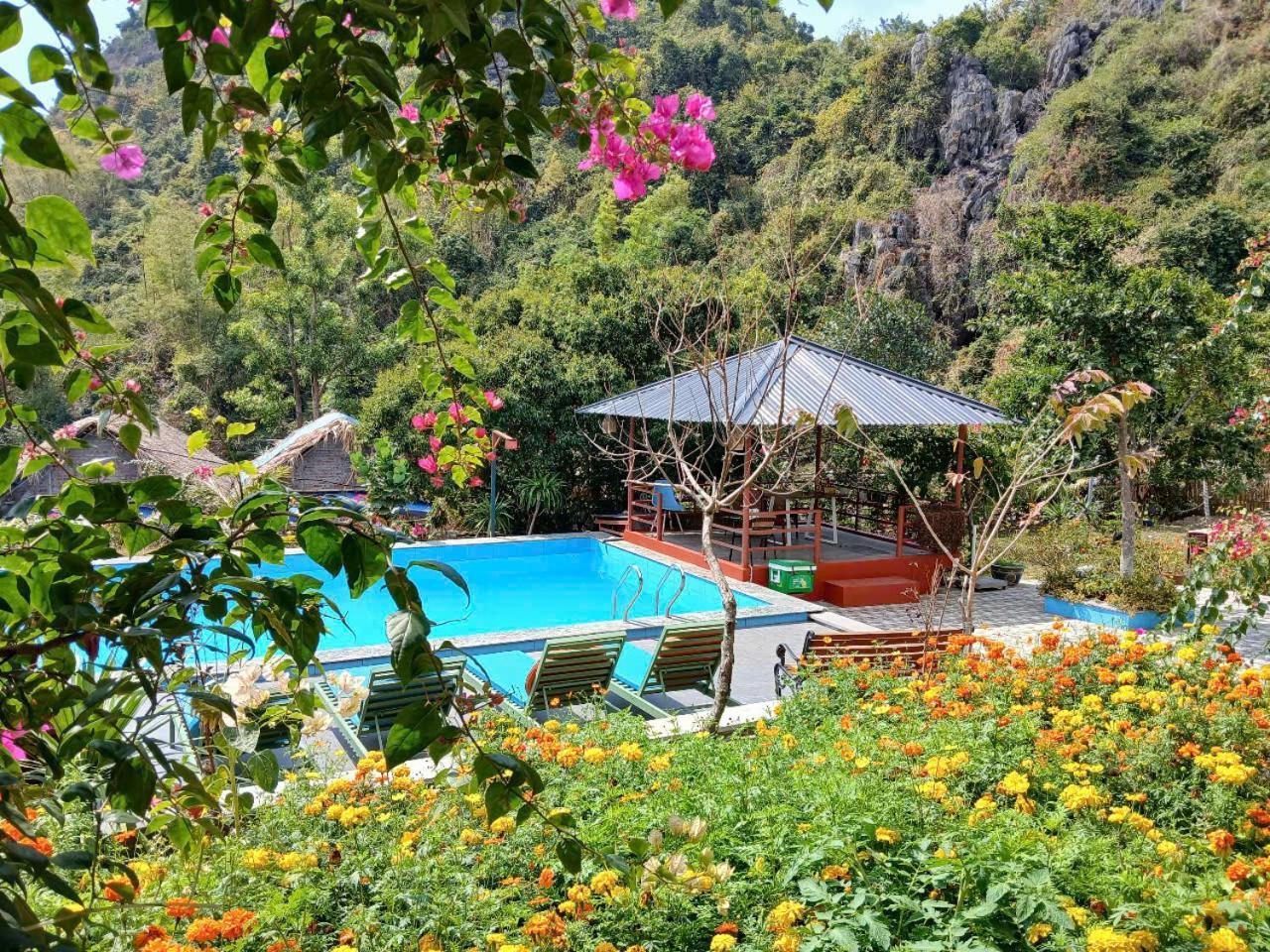 Catba Papillon Garden Bungalows & Resort Hien Hao Bagian luar foto